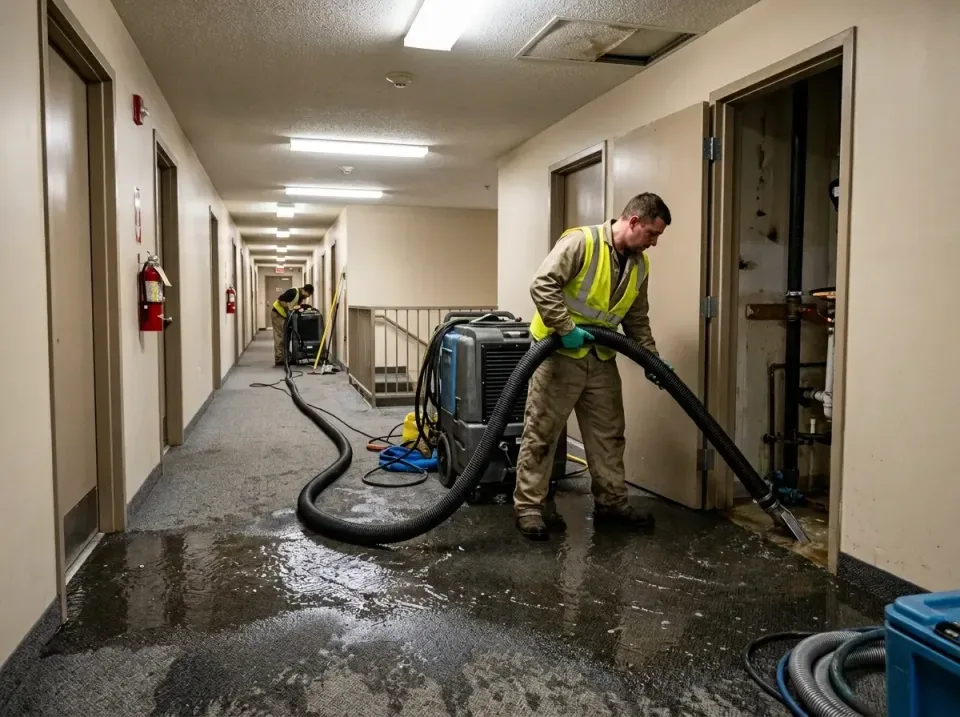 multi-unit-apartment-hallway-f-005 — frequently asked questions, Emergency Burst Pipe Water Extraction & Removal in Ashtabul…